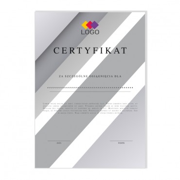 Certyfikat - projekt 05