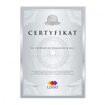 Certyfikat - projekt 06