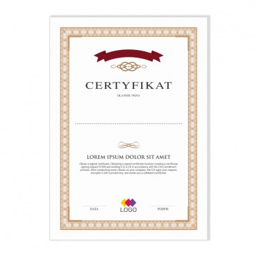 Certyfikat - projekt 10
