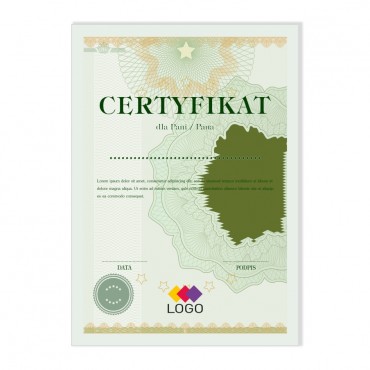 Certyfikat - projekt 40